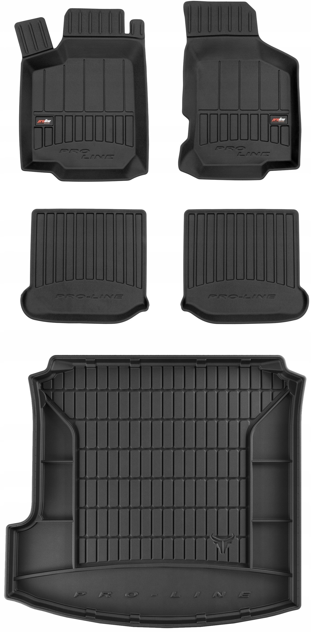 Set 3D gumové rohože Vw Bora I Sedan 1998-2005