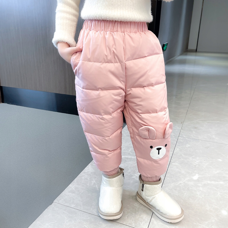 CIEPŁE GRUBE SPODNIE DRESOWE OCIEPLANE JOGGERY zimowe pikowane dziecięce Rozmiar 90