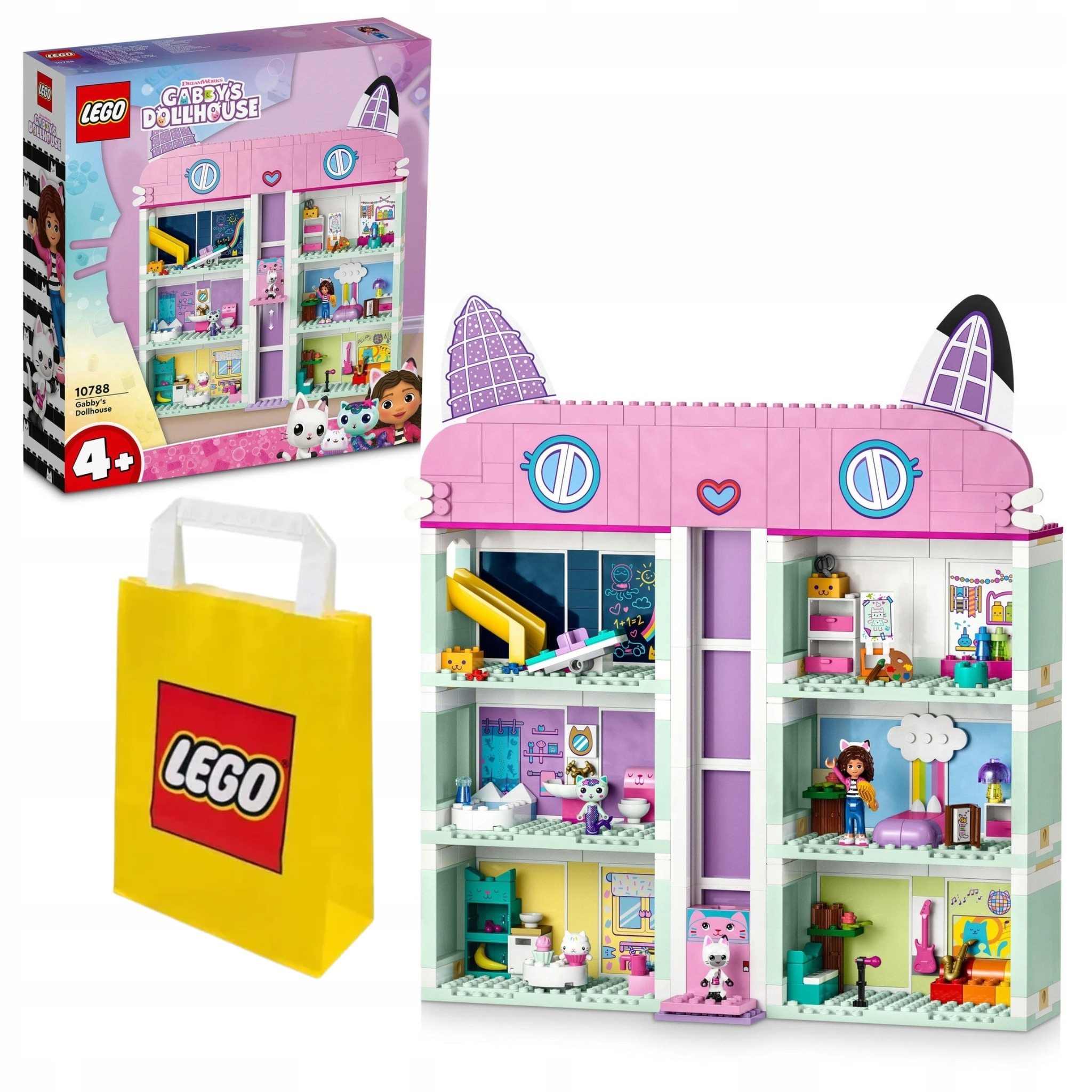 Lego 10788 gábinin kouzelný domek 498 dílků Dárek Věk 4+