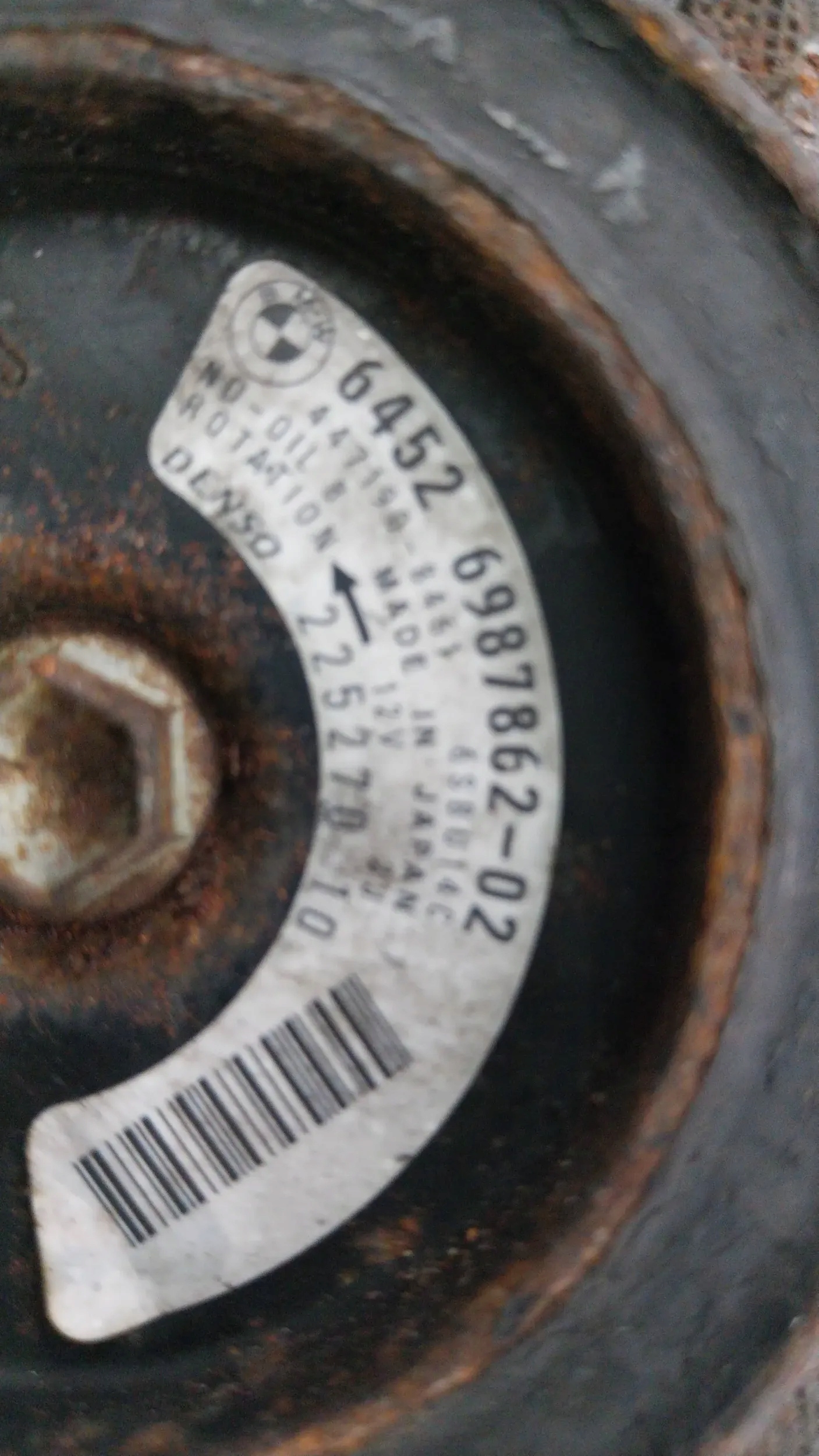 compressor compressor; of the air conditioning 6987862 BMW E60 E81 E87 LCI E90 N47