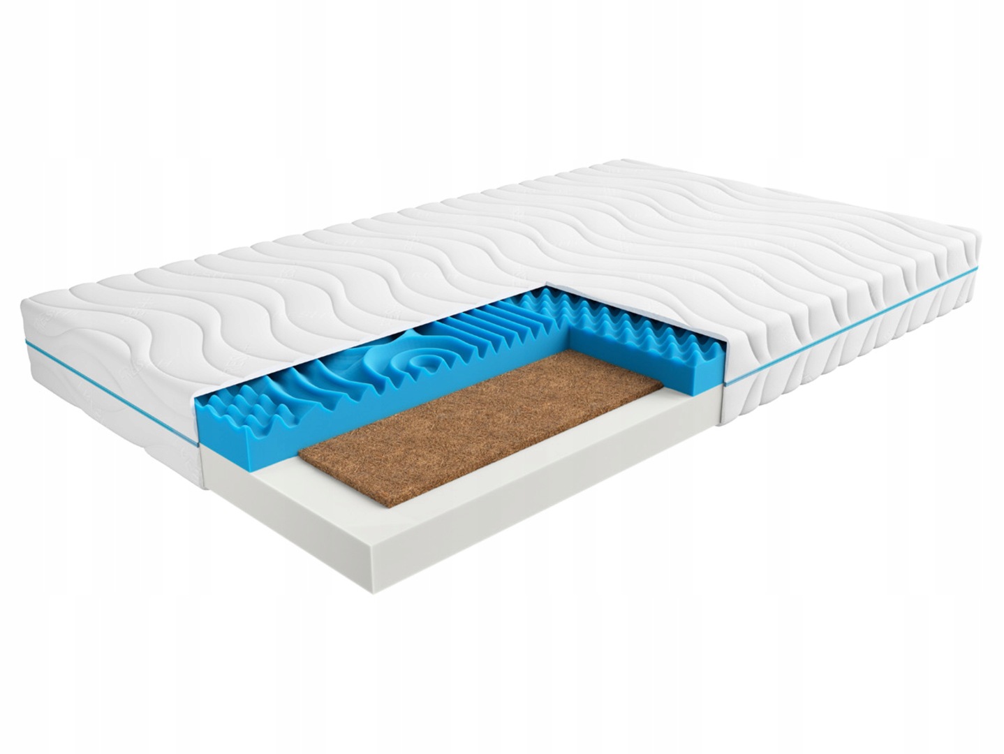 Materac piankowy 140x200 cm Irys Fresh 18 cm Dwustronny H4 Brw