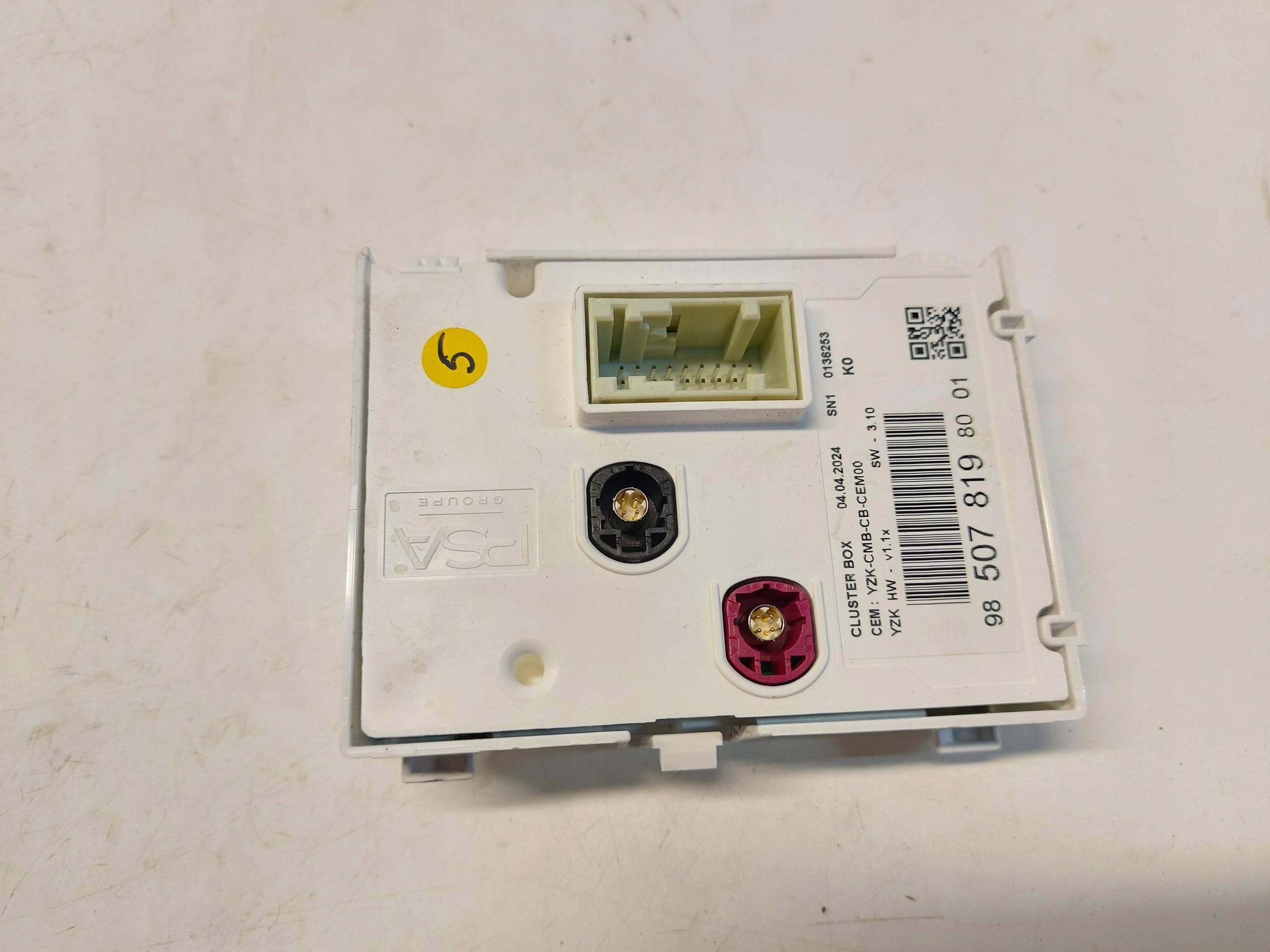 PSA Vivaro Jumpy Expert Proace modul STEROWNIIK 9850781980