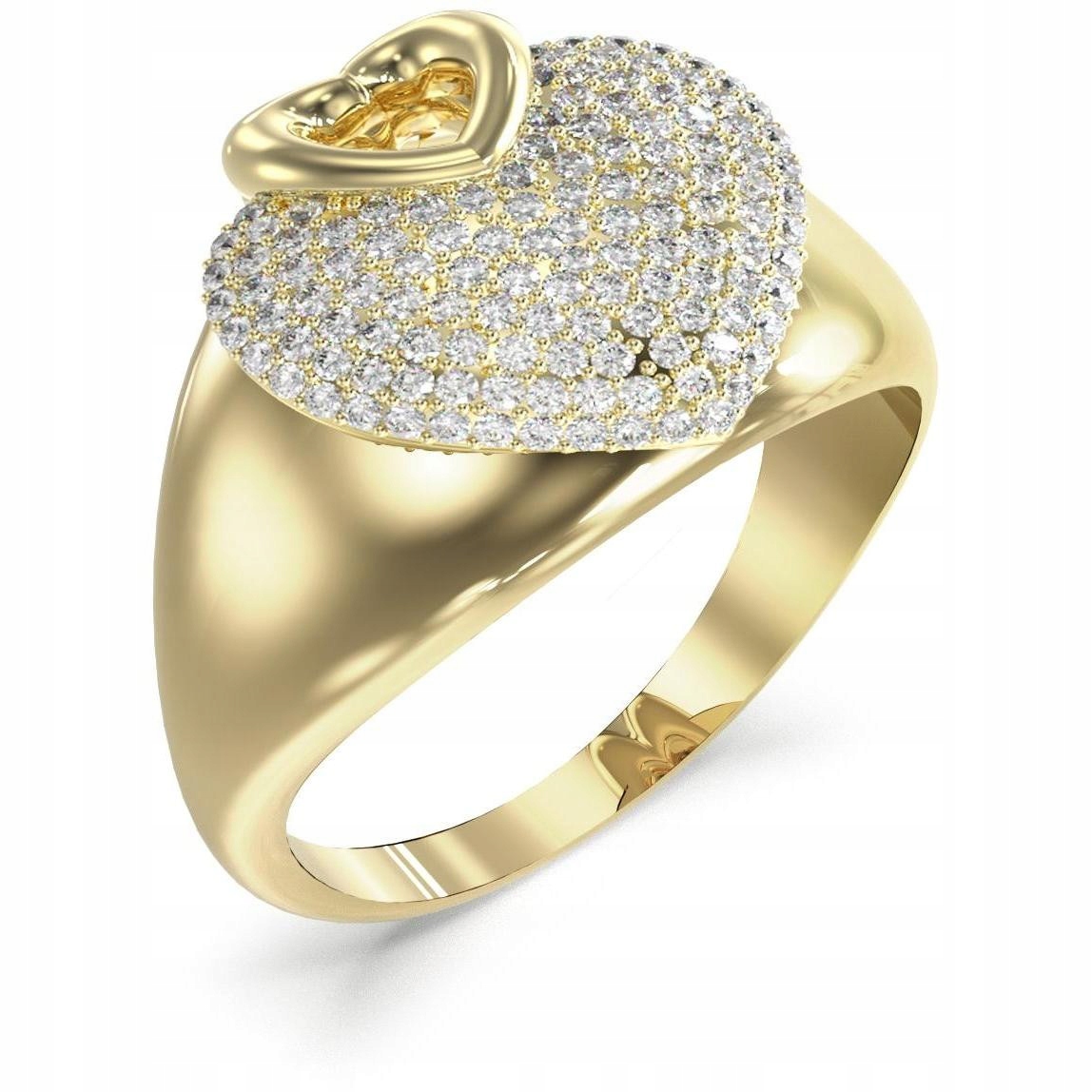 Prstýnek Guess srdce R-16