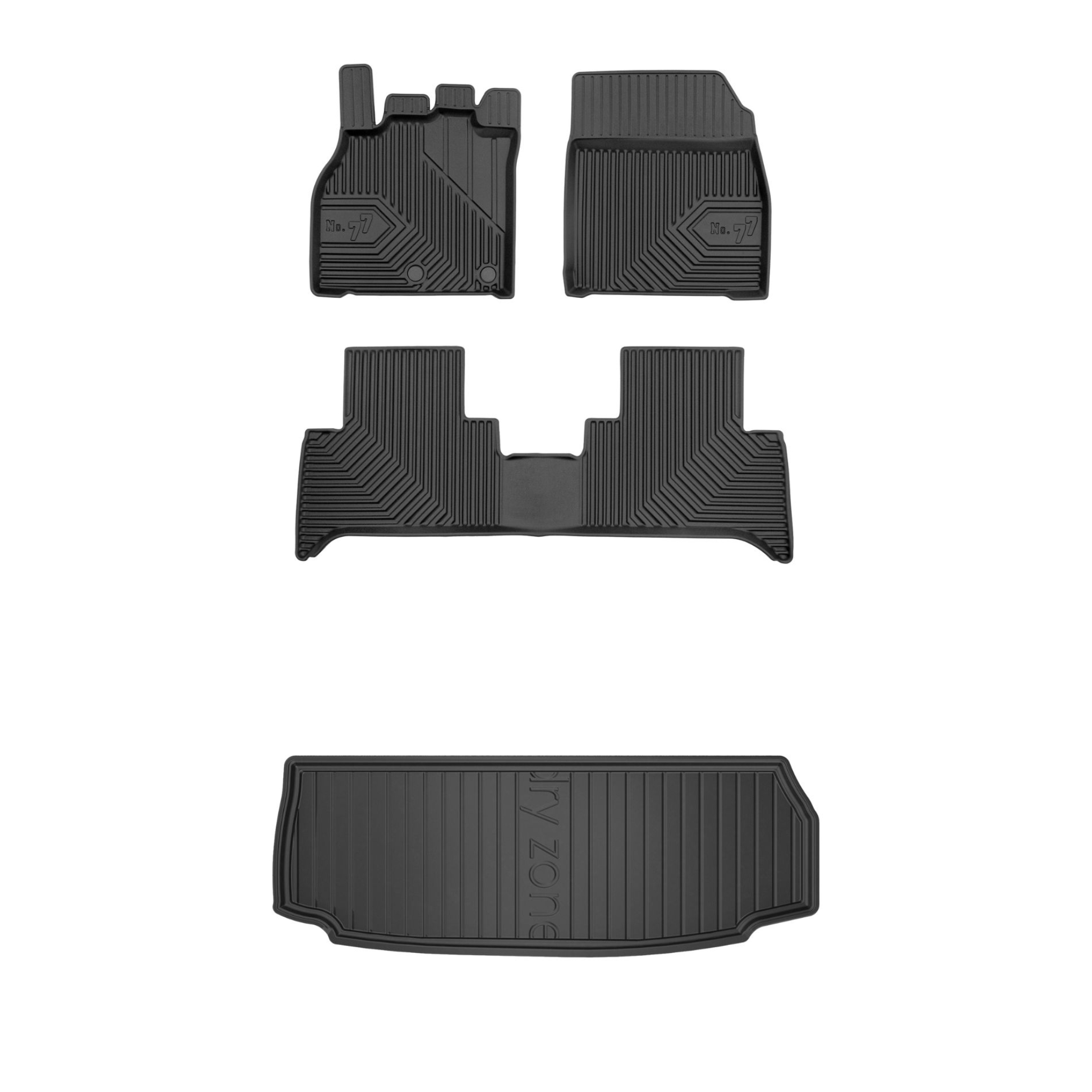 Sada gumových kobercov a rohoží pre Renault Grand Scenic II