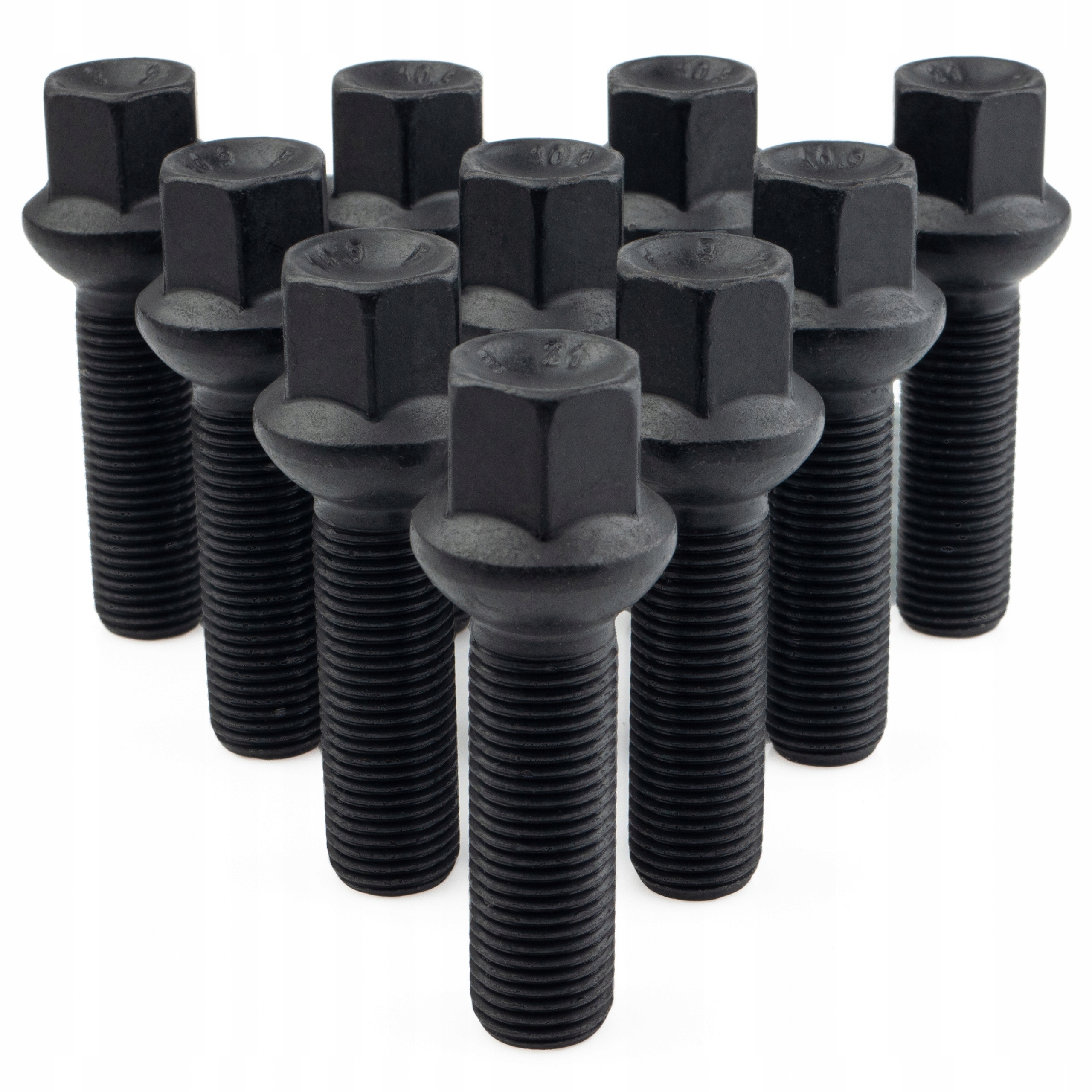 10 x Dlouhé Šrouby Getmann M14x1.5x68 mm Kula R14 Klíč 17