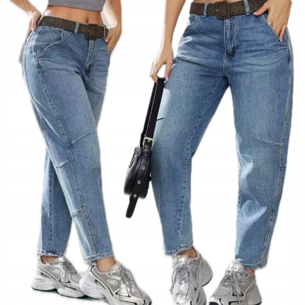 M.sara Módní Dámské Džíny Baggy Balloon Limitovaná Edice 44 2XL