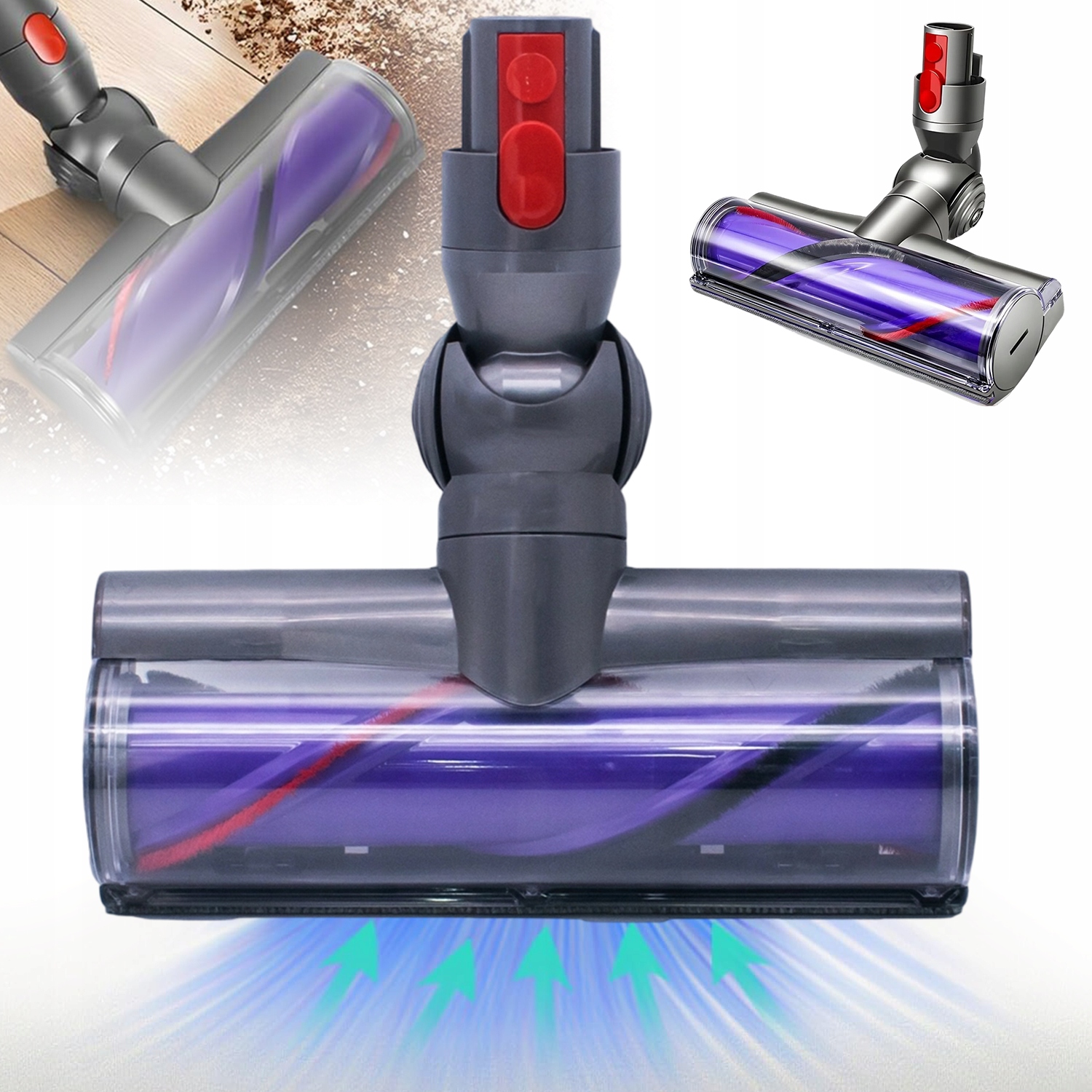 Rotační Hubice 180° Kartáč Pro Parketové Panely Dyson V7 V8 V10 V11 V15