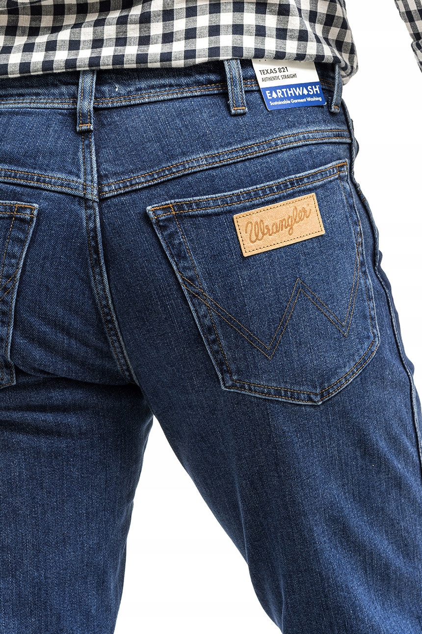 WRANGLER TEXAS MĘSKIE SPODNIE JEANSOWE W33 L32 Fason proste