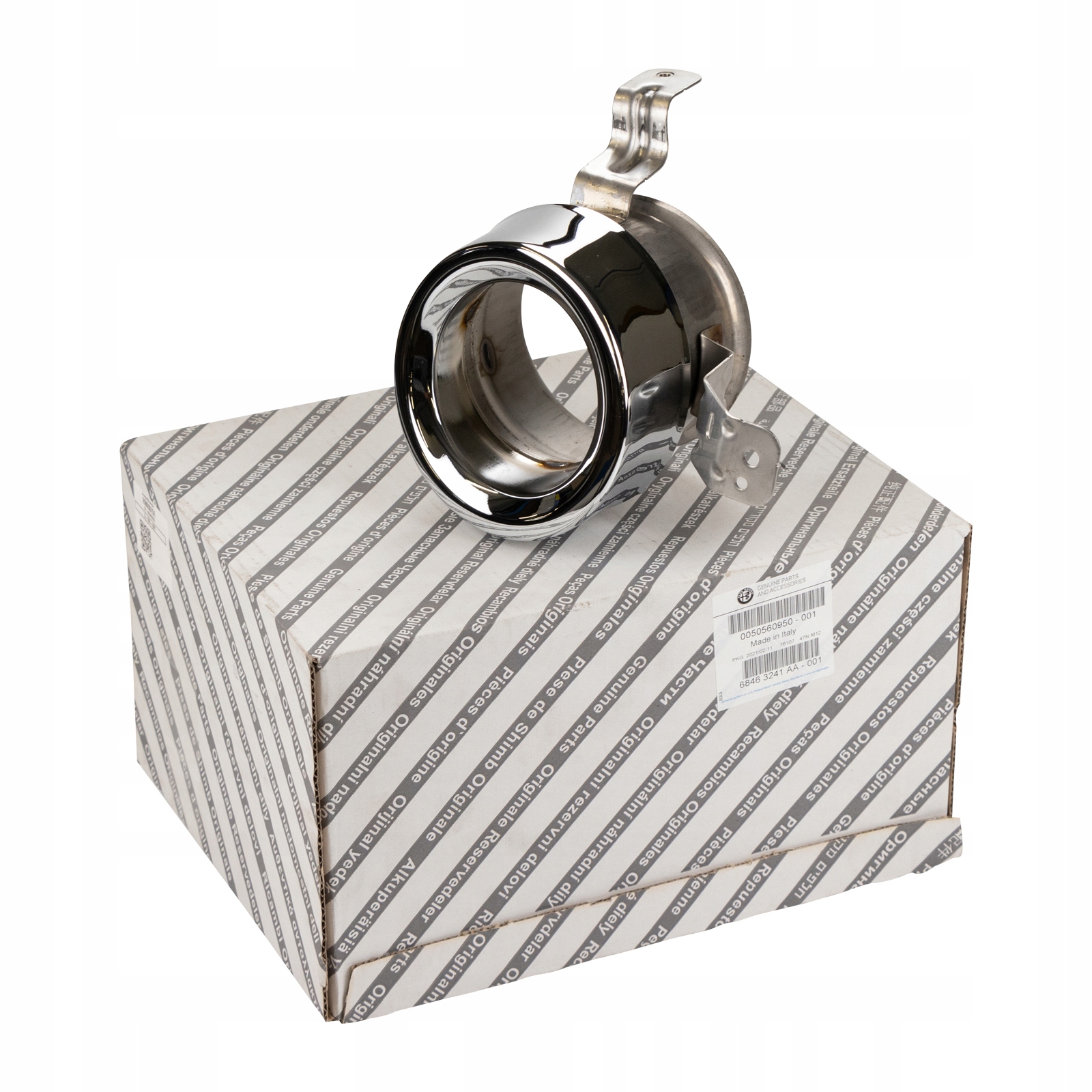 50560950 - Хромированный наконечник выхлопной трубы Alfa Romeo Stelvio