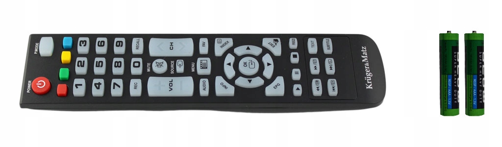 Pilot do TV Kruger&Matz KM0255 wersja 2 Model KM0255 v.2