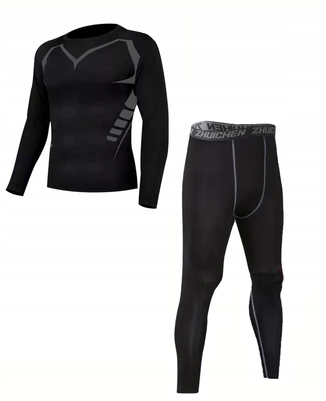 2-częściowy komplet męskiej termicznej odzieży sportowej L