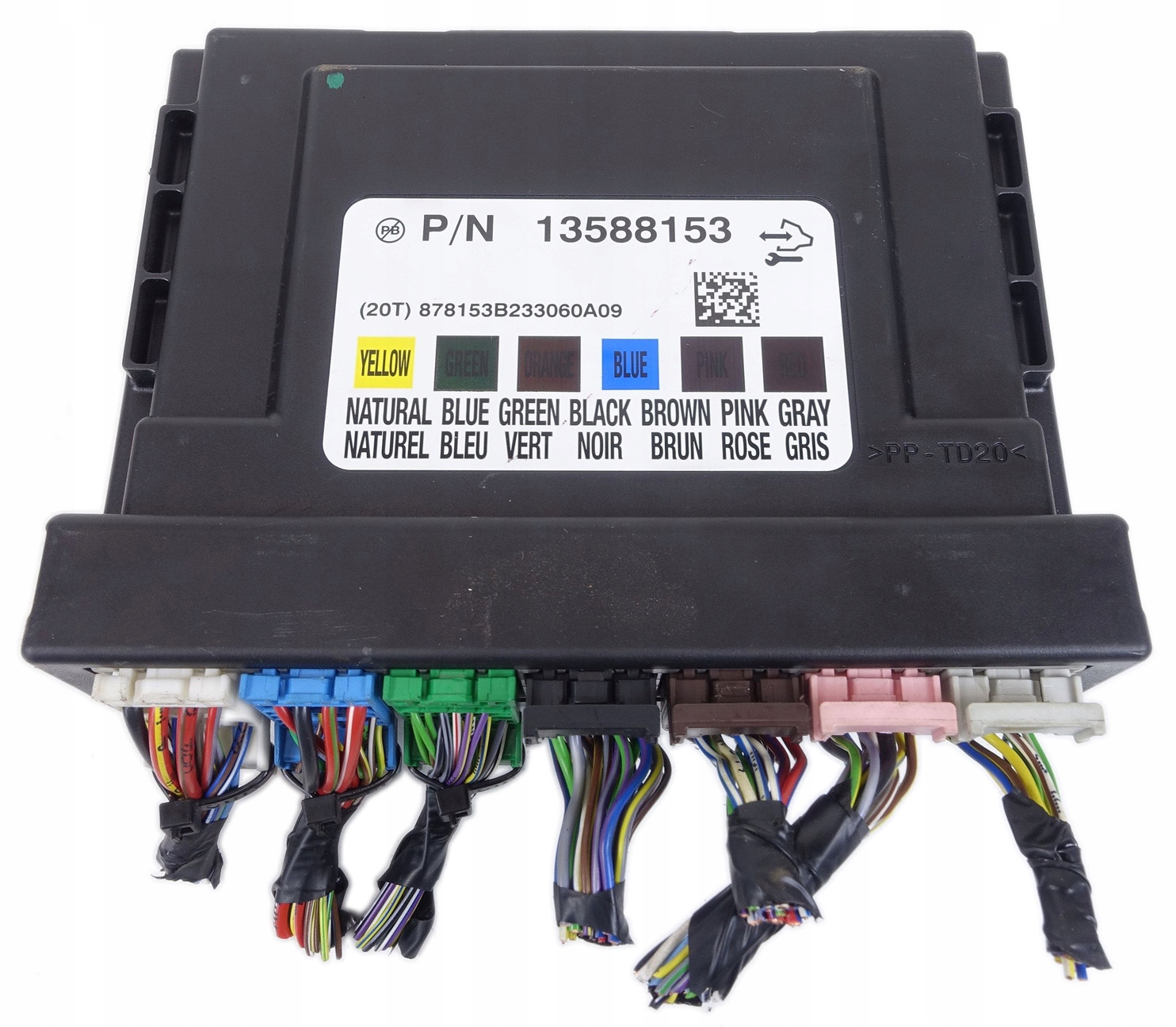 Moduł sterownik komfortu BCM Opel Adam 2012- 13588153 KOD PIN