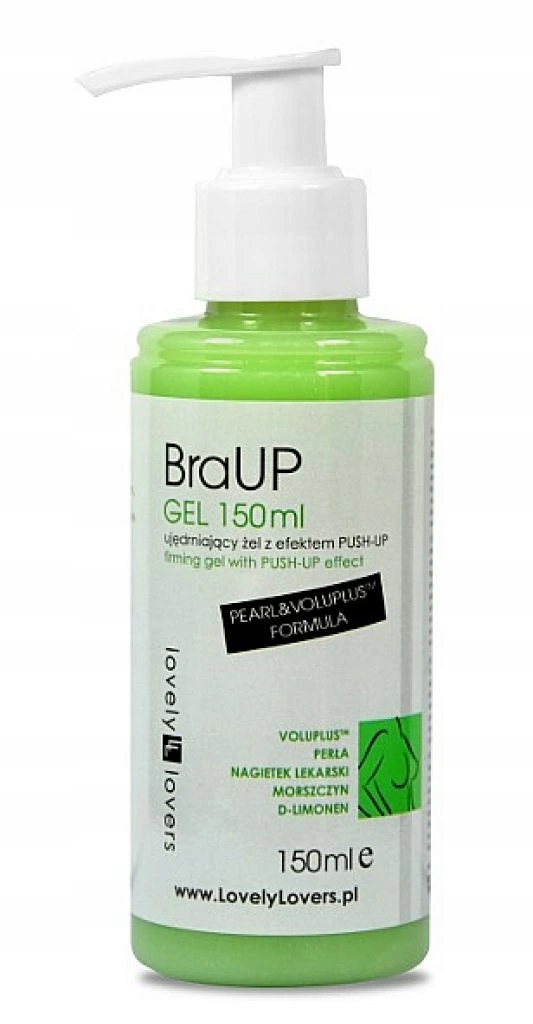 Lovely Lovers BraUP Gel 150 Ml Push-up modelovací gel s perlou