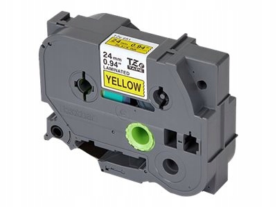 Originální páska Brother TZe-651 – 24 mm, černý potisk na žlutém pozadí