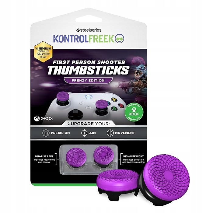 Nakładki na gałki analagowe KontrolFreek FPS Frenzy Purple/Black Xbox