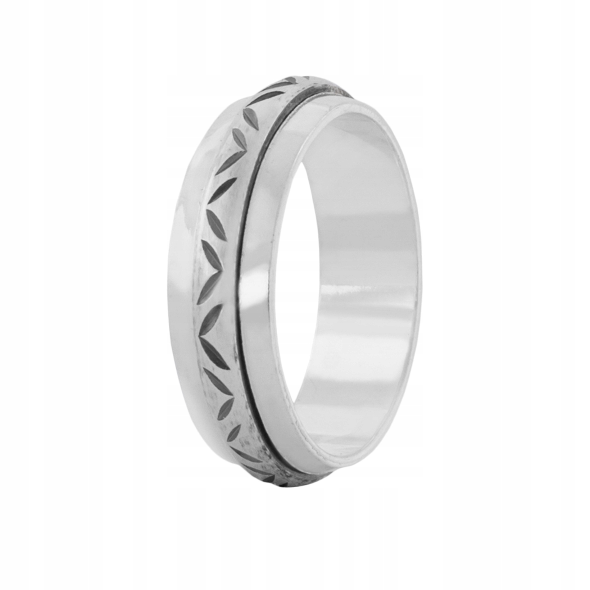 Antistresový prsten otočný, šířka 6 mm Prstýnek 925 vel. 23