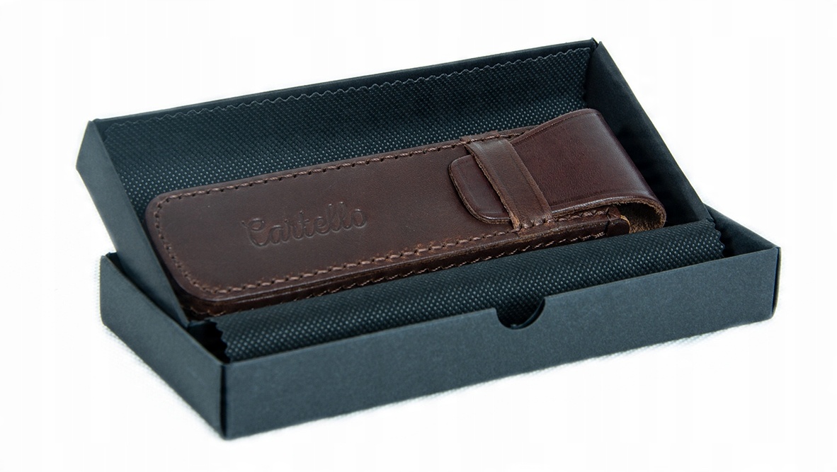 

Skórzany Piórnik etui Cartello BK2-12