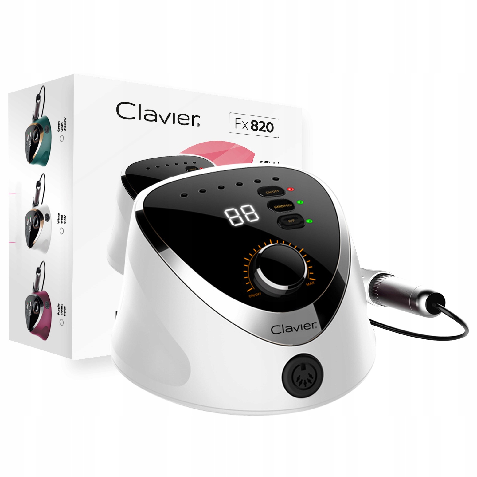 Clavier Bruska na manikúru a pedikúru 65W Fx 820 bílá