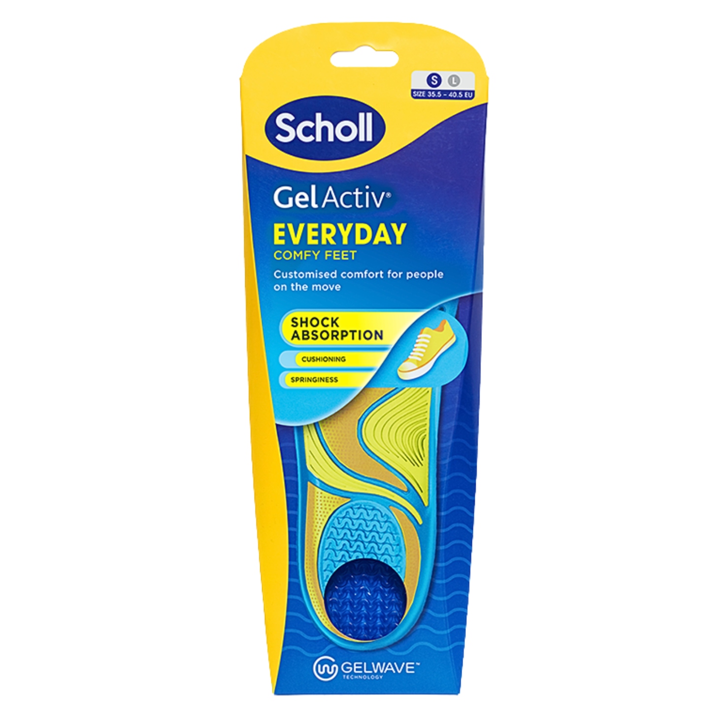 Vložky do bot Scholl GelActiv Everyday velikost S