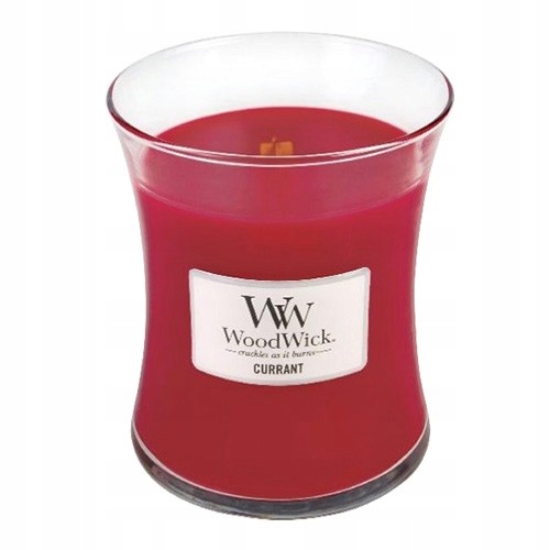 WoodWick střední svíčka Currant 275 g