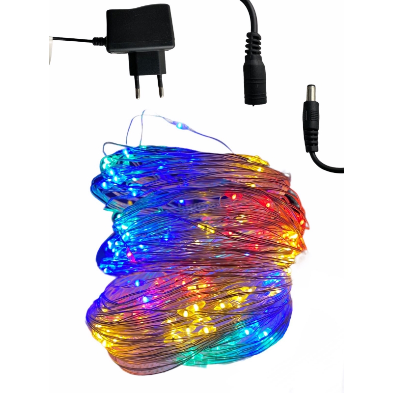 

Włosy Anioła 300 Led Tryby Pracy IP44 Multikolor
