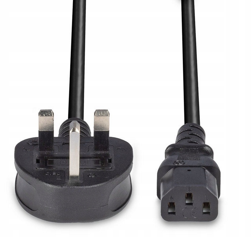 

Kabel zasilający Uk 3 piny Nowy!
