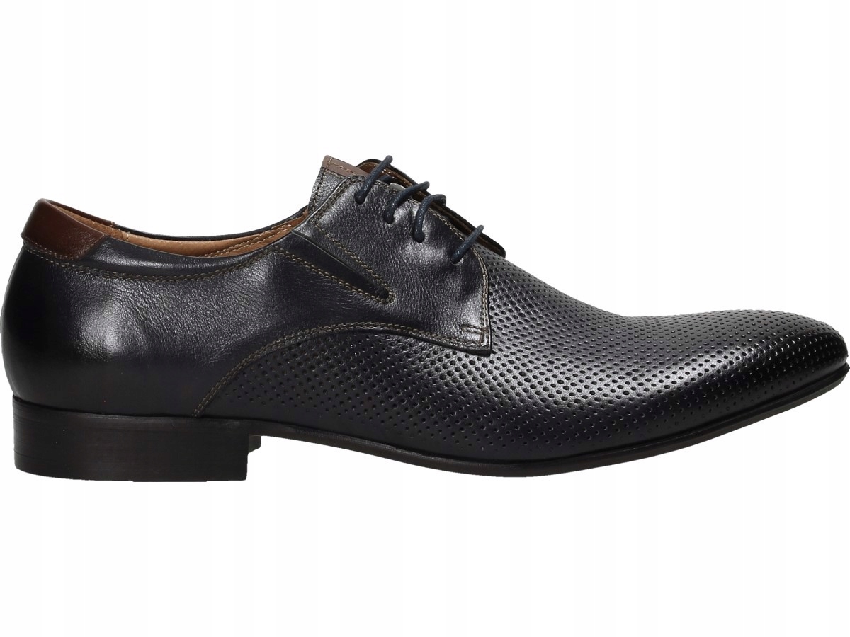 Brooman Polobotky 7760-213H650R39 45 Elegantní šněrovací modré
