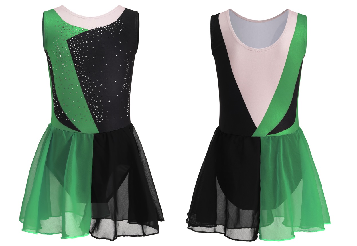 Baletní Body S Dvoubarevnou Sukní, Baletní Taneční Oblečení Velikost 140