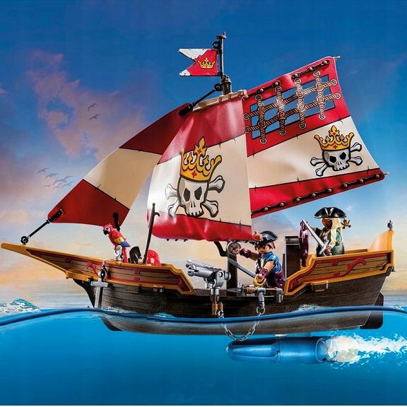 Playmobil Statek piracki 71418 Typ klocki konstrukcyjne