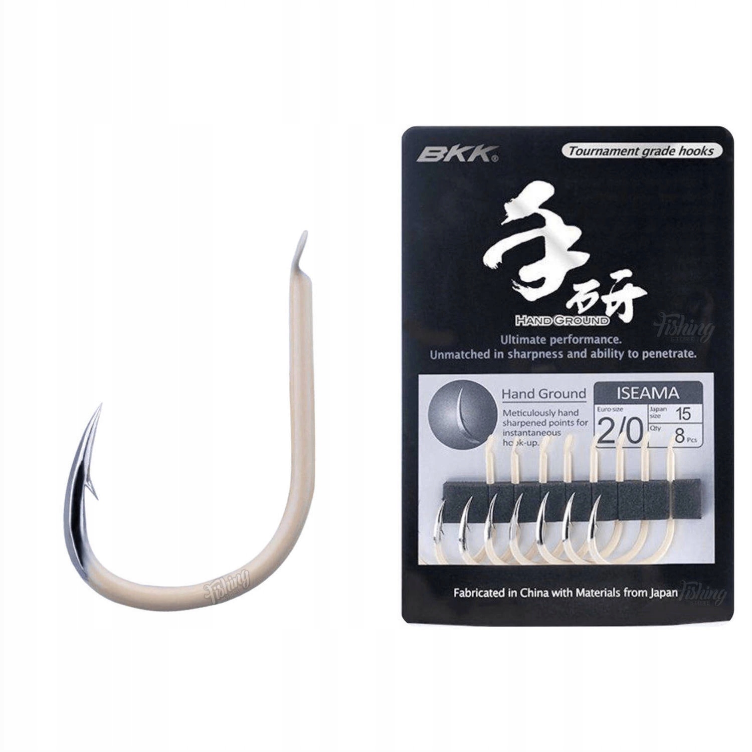 Haczyki Bkk Iseama Hand Ground rozmiar 8, op 8szt