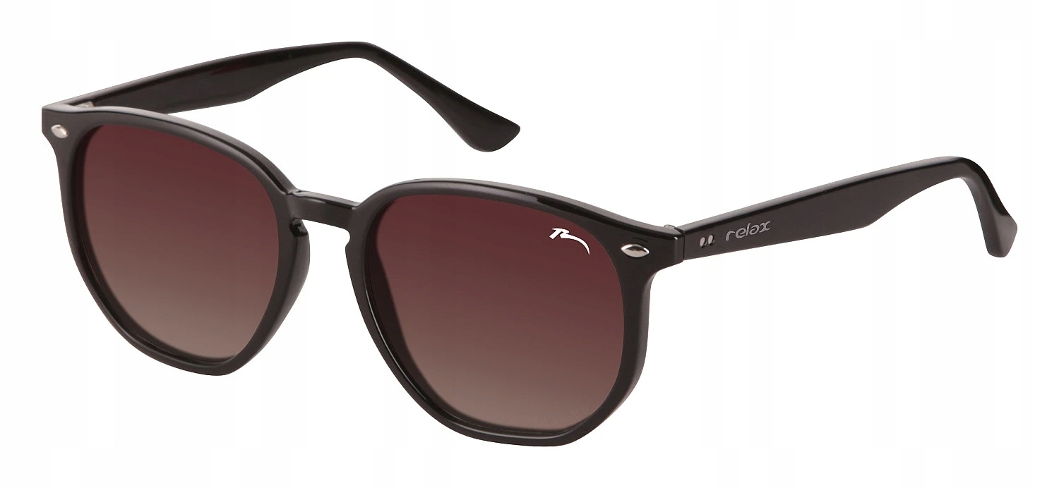 

okulary Relax Sardinia - R2348A/Shiny Black/Brown