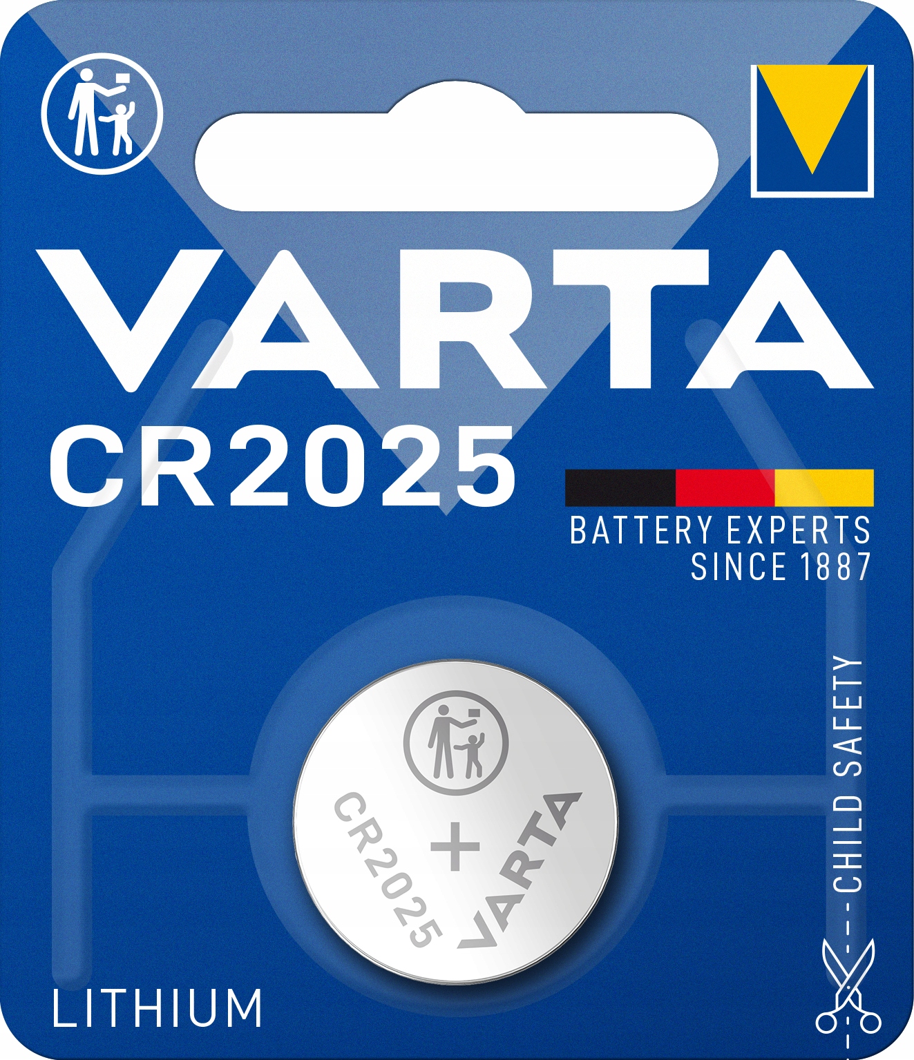 38-008 Bateria Varta- Lithium Coin Cr 2025 Blister 1 szt.