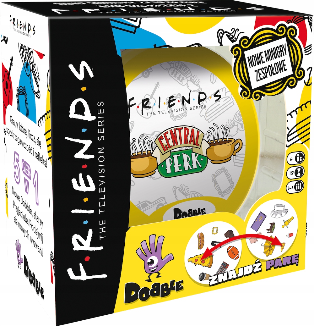

Gra Dobble Friends Przyjaciele Znajdź Parę Rebel