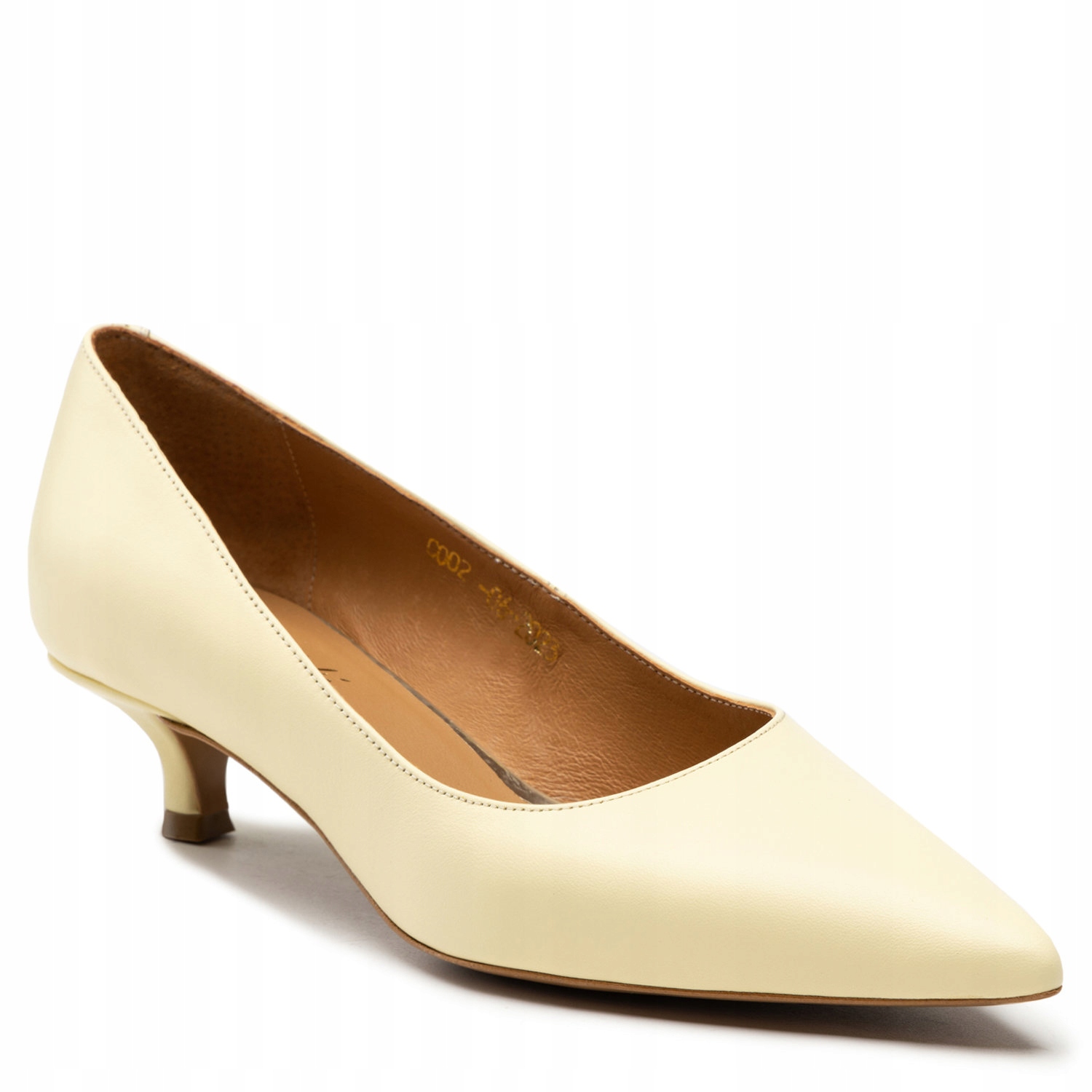 Czółenka R.Polański 1087-Light Yellow Polina Lico