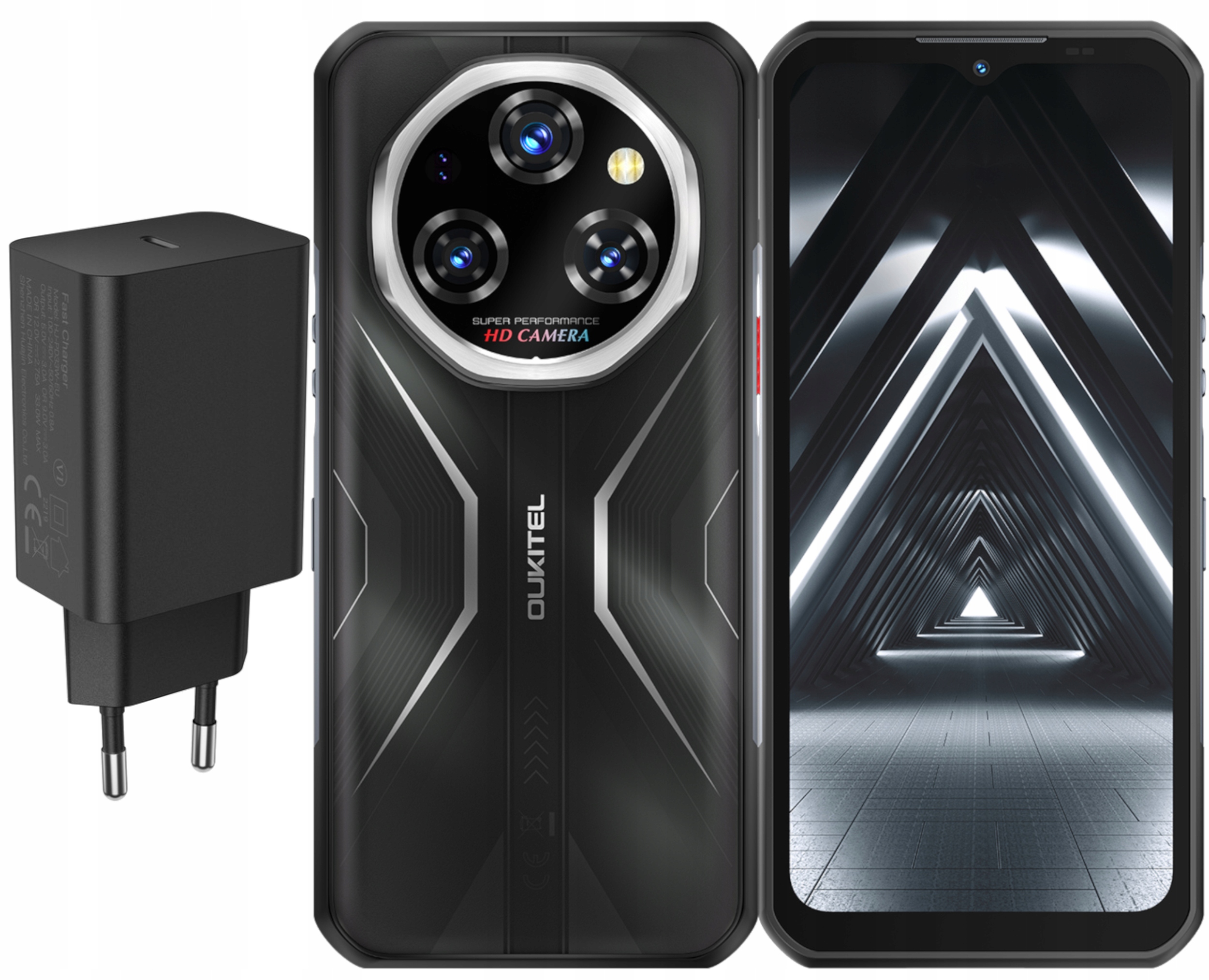 Smartphone Oukitel WP55 Pro 16/512 11000MAH 6,6" IP68 IP69K Ładowarka