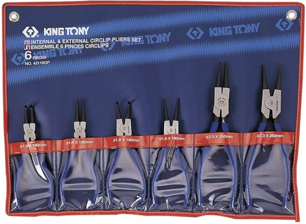 Sada Kleští Na Segerové Kroužky 6 Ks Pouzdro