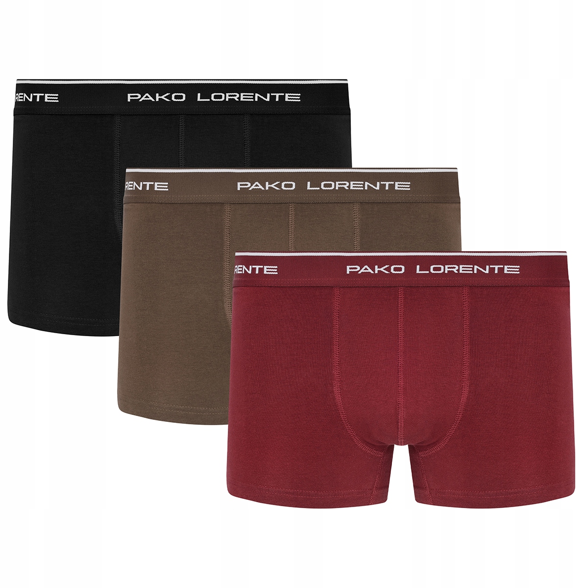 Trojbalení pánských boxerek v modré krabičce Pako Lorente vel 3XL