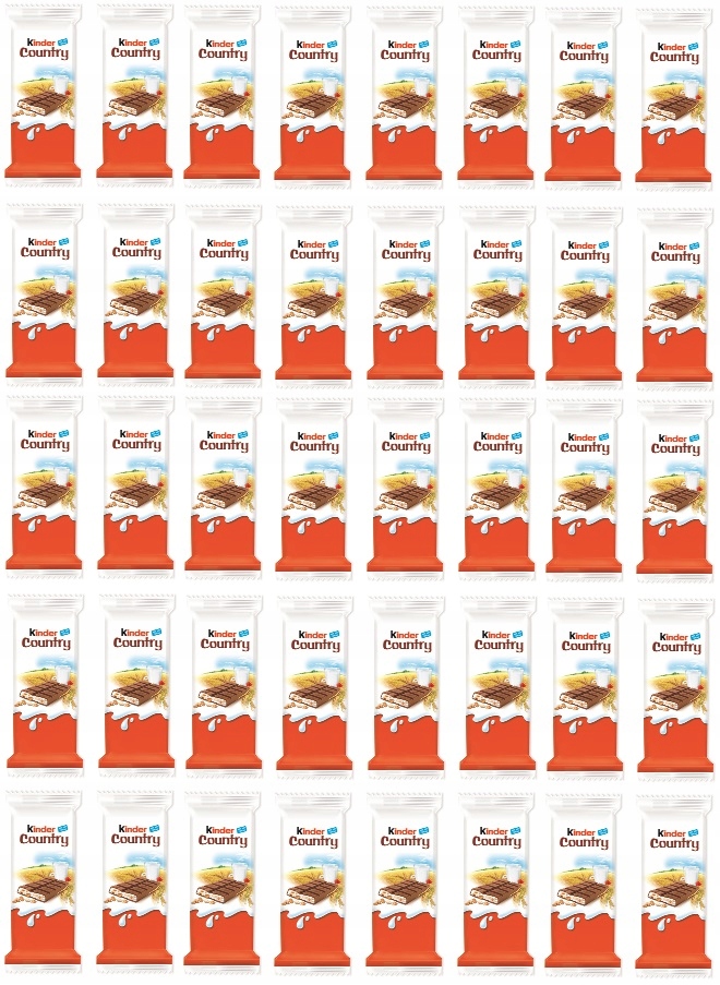 40x 23,5 Kinder Country czekolada z nadzieniem Karton