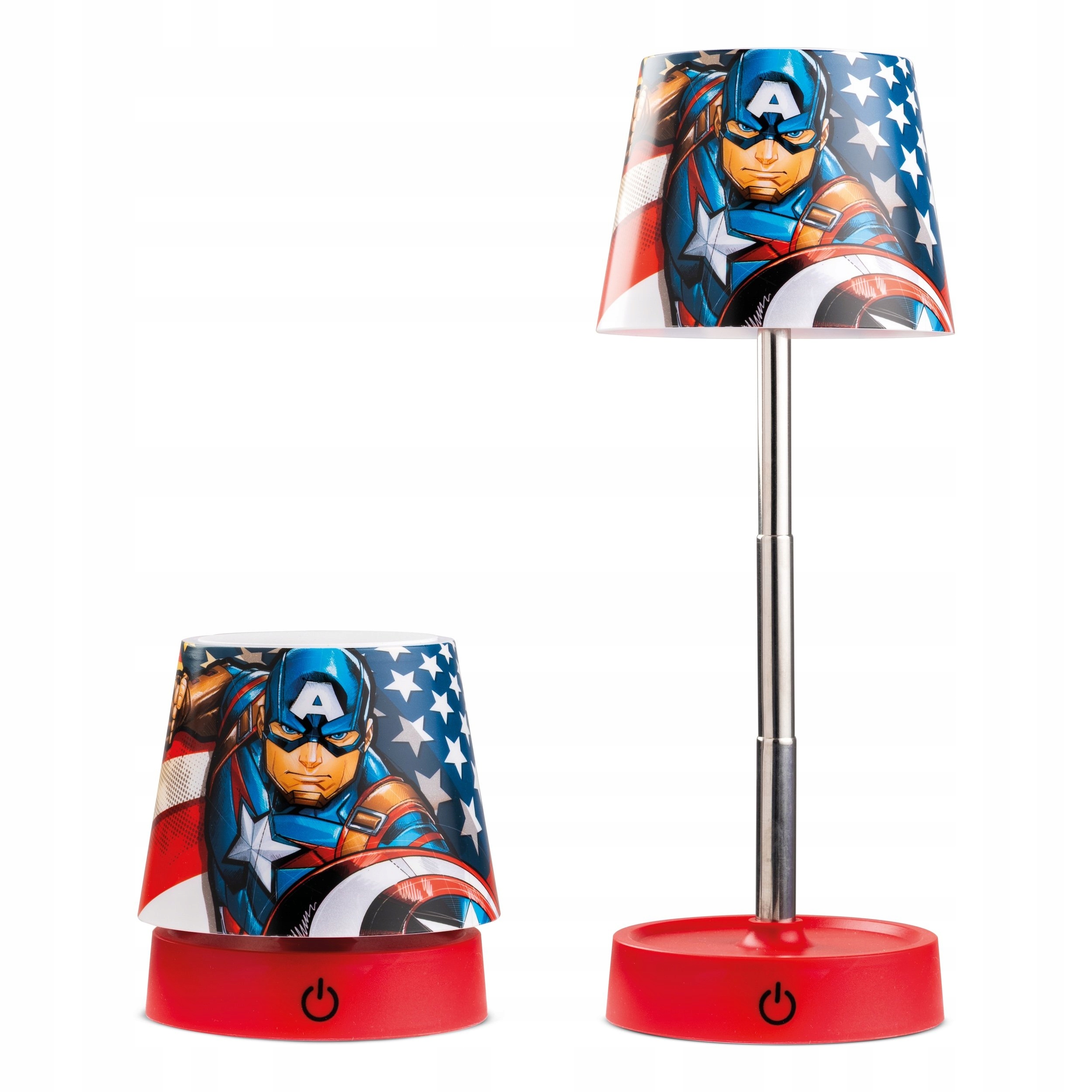 Captain America – dobíjecí stolní Led lampa – 11 cm