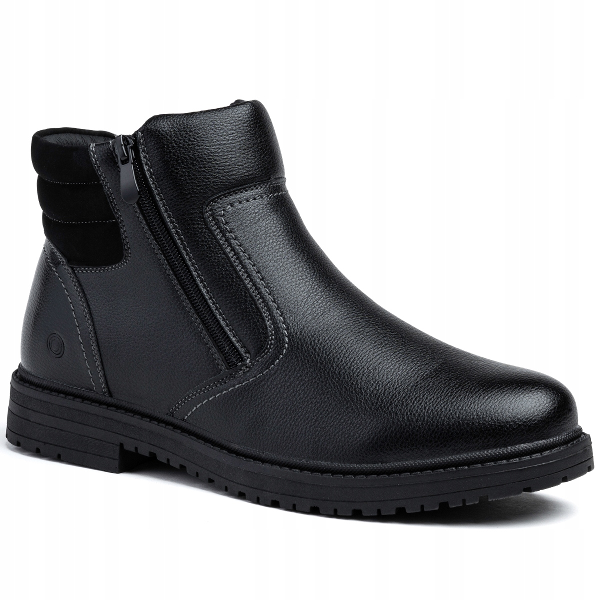 Kotníkové Boty kotníkové boty teplé, Vlněné, lehké, Zip, klasické Wojtyłko 44