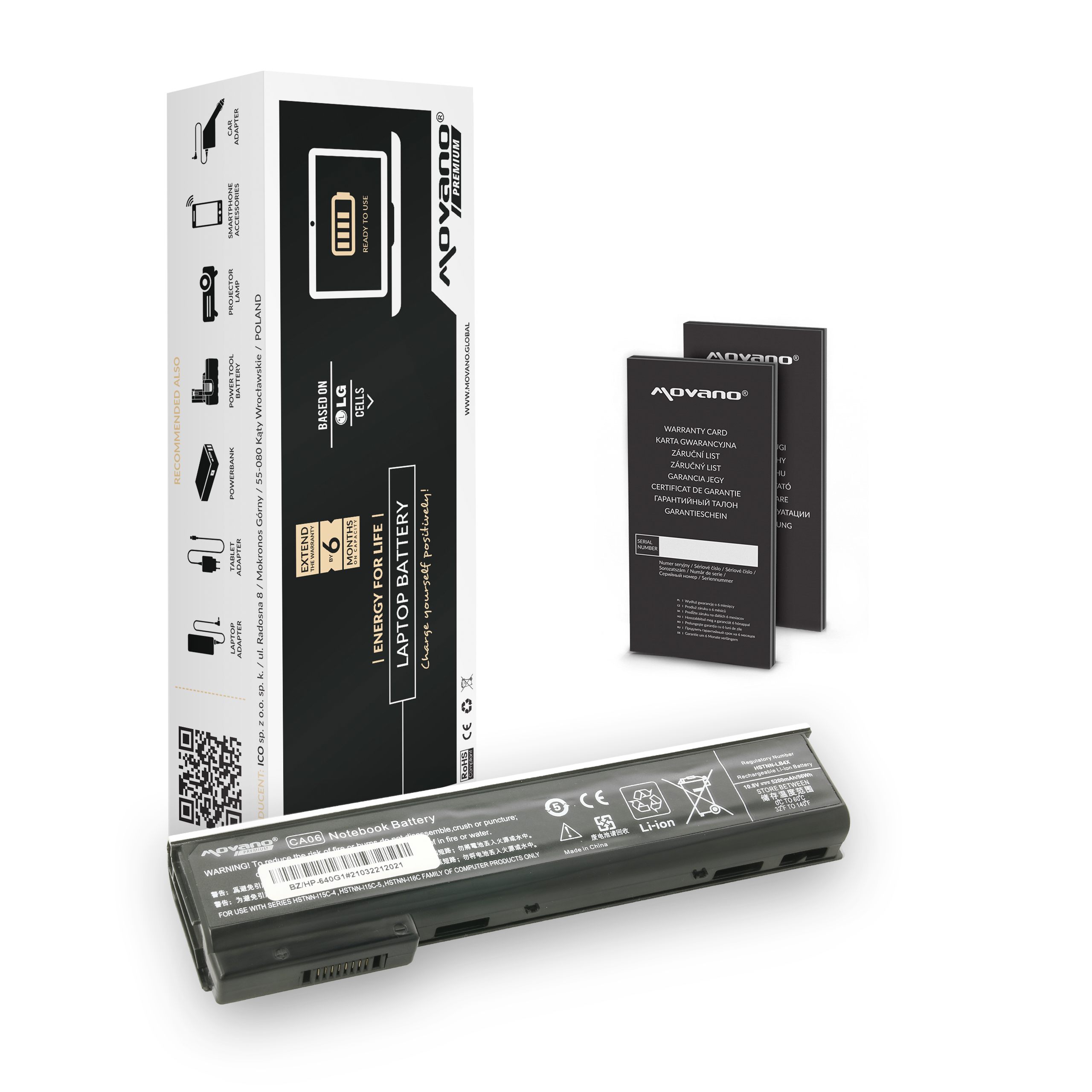 Baterie Movano Premium pro Hp ProBook 640 G0, G1