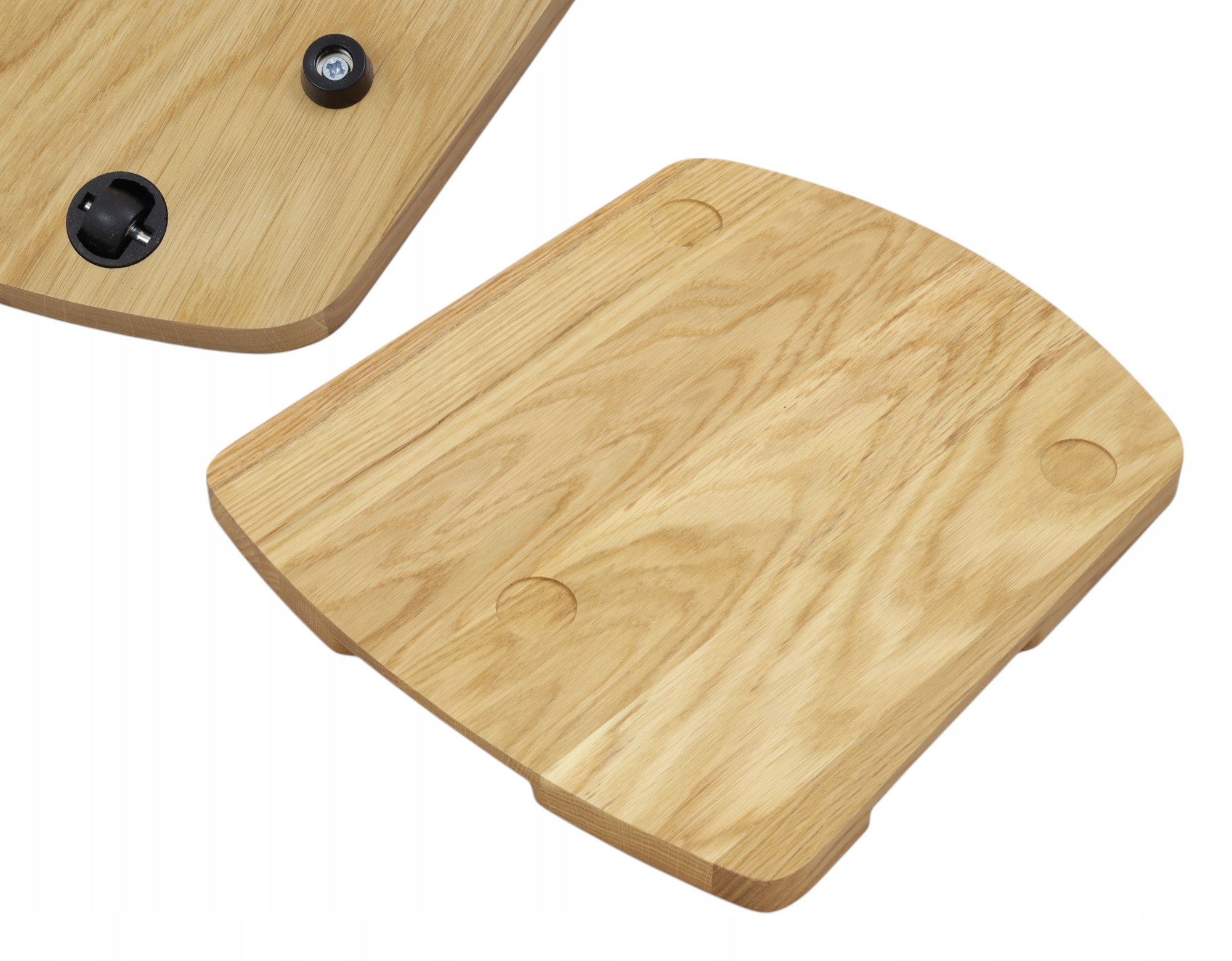 Dřevěná Dubová Deska Thermomix S Kolečky TM5 TM6, lakovaný podstavec