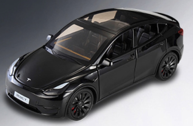 METALOWY MODEL TESLA Y 1:24 DŹWIĘK ŚWIATŁA LED OTWIERANE DRZWI Kod producenta RE-886