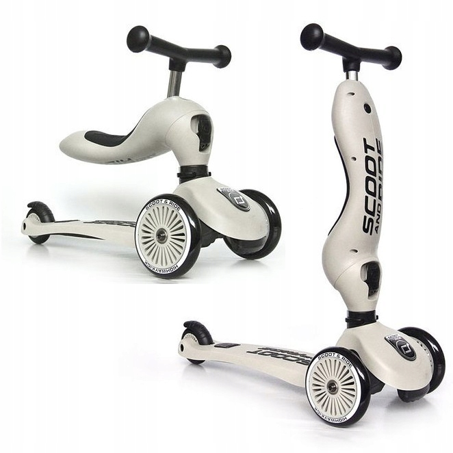 Scoot And Ride Highwaykick 1 2w1 Ash Jeździk i hulajnoga 1-5 lat