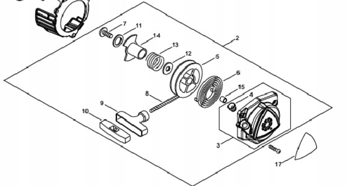 Štartovacia sada pre batohový fúkač Echo PB-8010 A051-003410