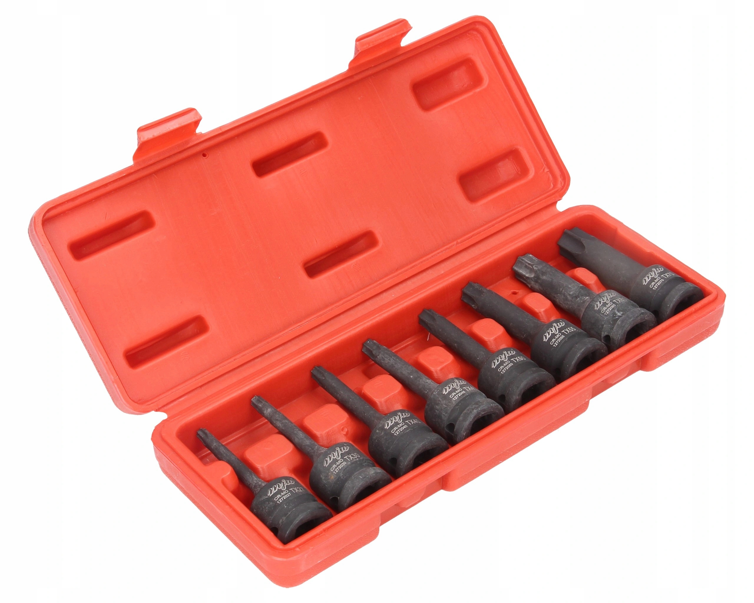 Sada nástavců úderových bitů 1/2 Torx 8 ks dlouhých Mjw