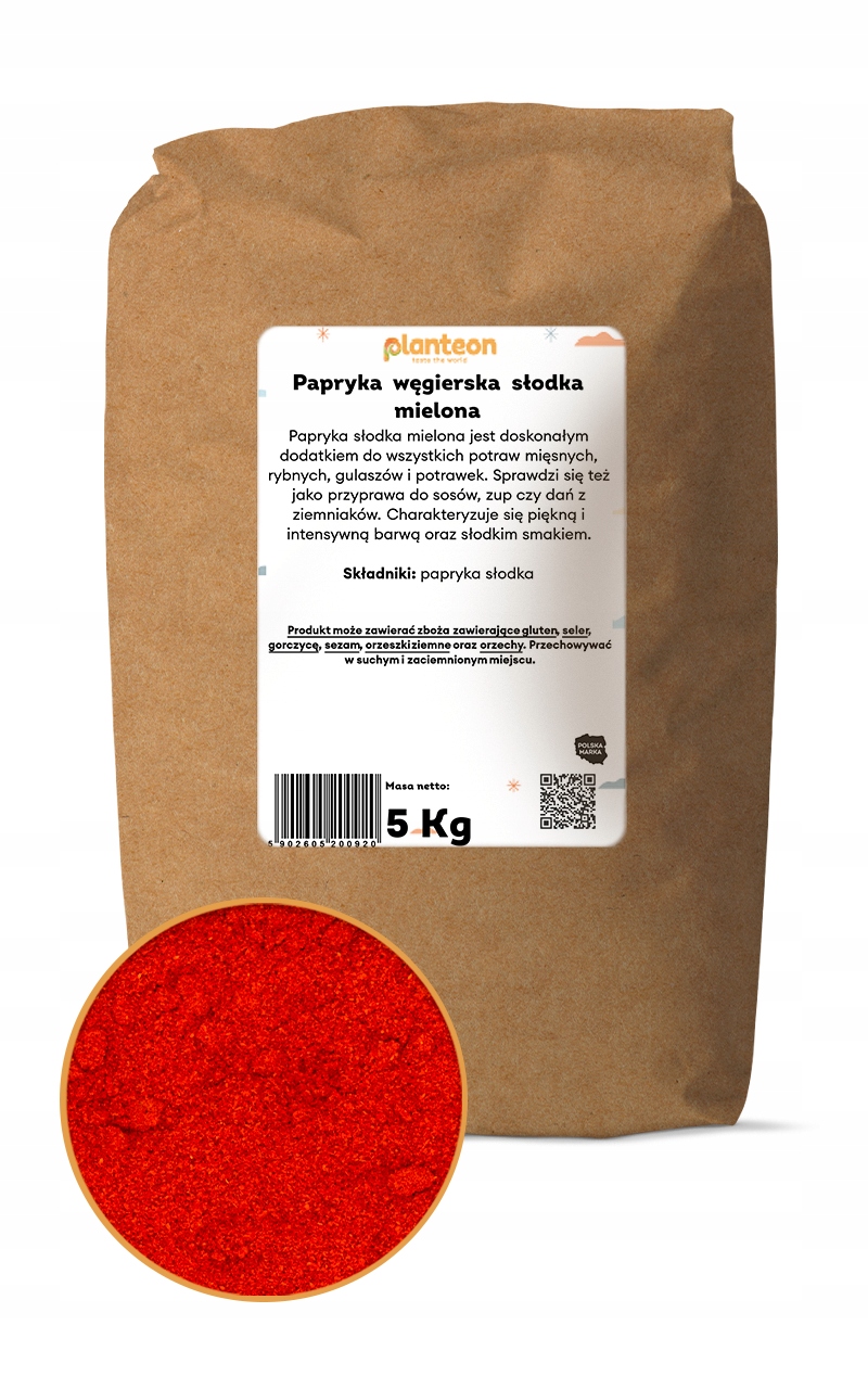 Maďarská paprika sladká mletá 5 kg