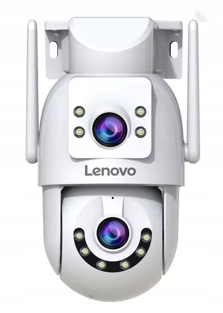 Lenovo 4MP 4K vonkajšia monitorovacia kamera WiFi 5G Ptz s dvojitým objektom