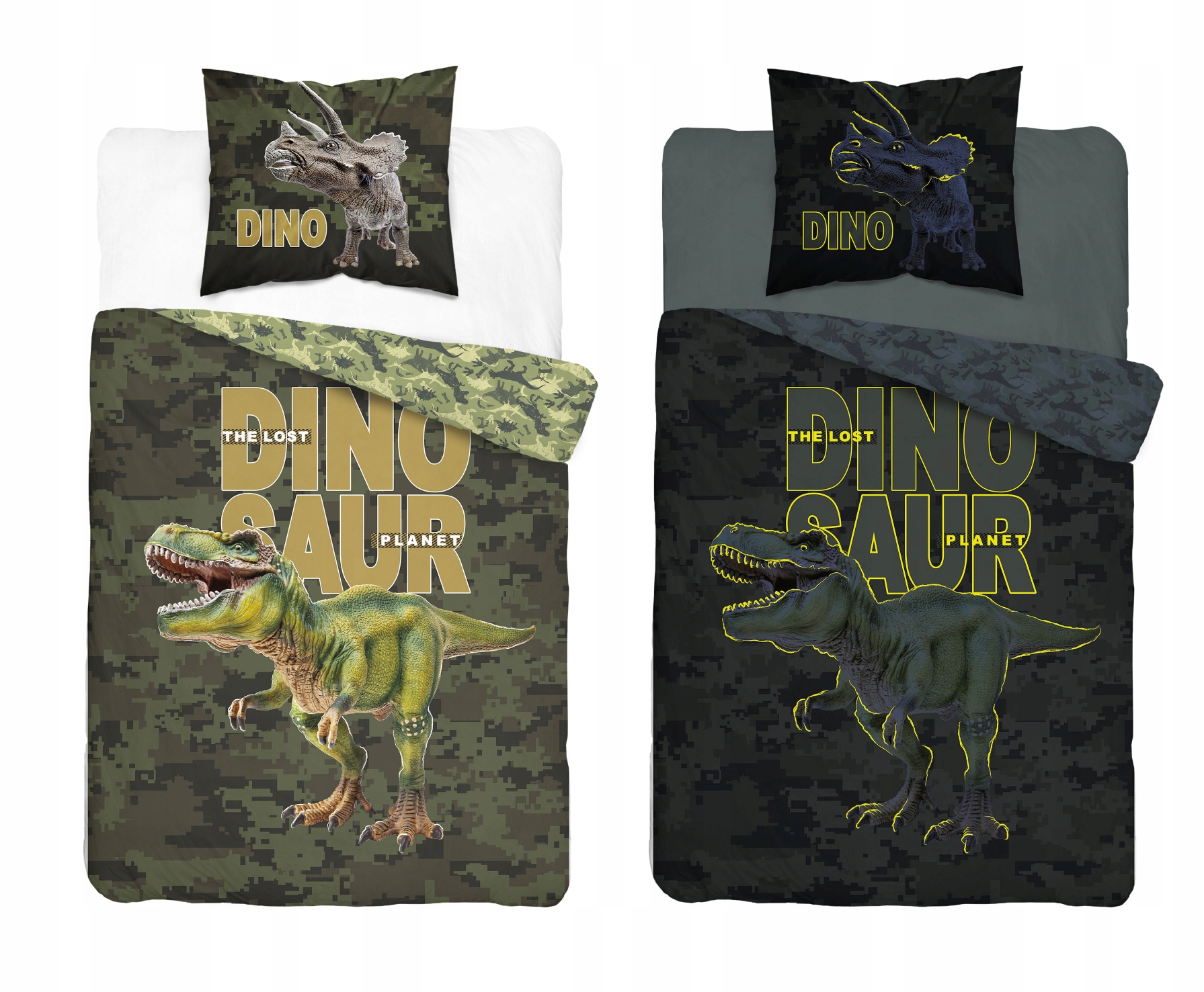 

Pościel Młodzieżowa Fluo 140x200 Dinozaur