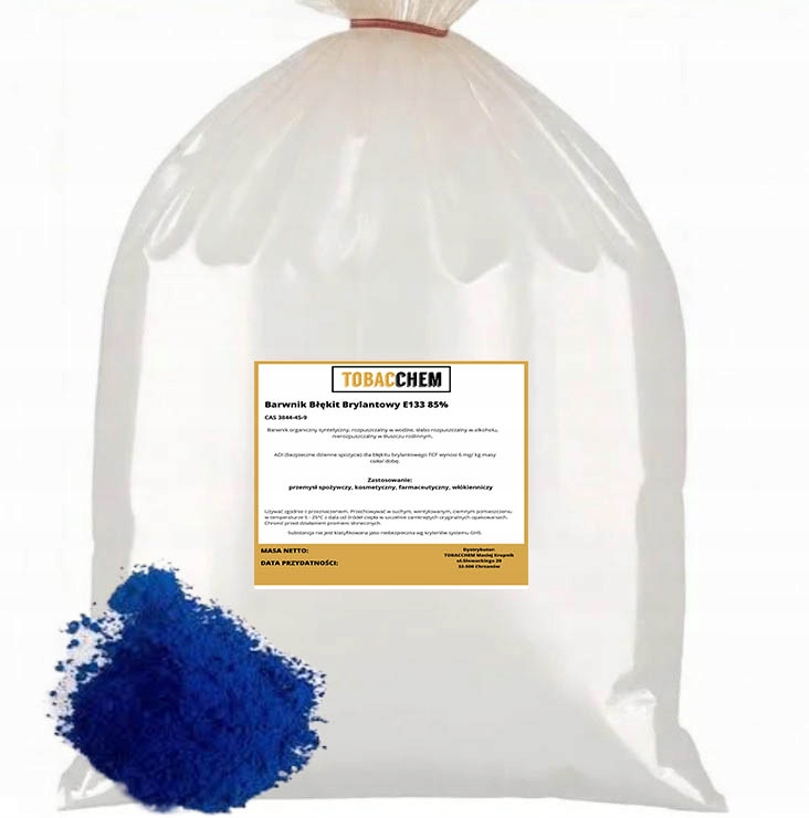 Světle Modrá – Potravinářské barvivo 85 % 5 kg